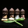 Buda pequeno - estátua cerâmica - estatueta monk