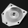 Angled table leg fixing plate - mounting bracket for furniture legs - set 4 piecesFurniture