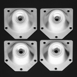 Angled table leg fixing plate - mounting bracket for furniture legs - set 4 piecesFurniture