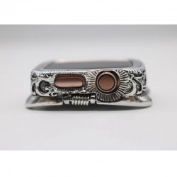 Caixa de armadura de metal - caso à prova de choque para Apple relógio - 38mm - 40mm - 42mm - 44mm