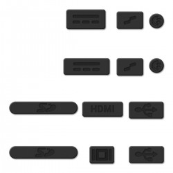 Conjunto de proteção anti poeira para Apple MacBook Pro 13" 15" Retina / Air 11" 13" - fichas de proteção