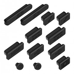 Conjunto de proteção anti poeira para Apple MacBook Pro 13" 15" Retina / Air 11" 13" - fichas de proteção