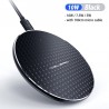 Carregador sem fio 10W QI - bloco de carregamento rápido para iPhone - Samsung S20 - Nota 10 Plus - Xiaomi MI 9