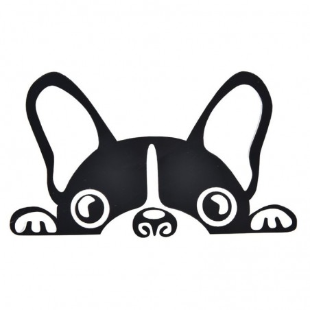 Impermeável - adesivo de carro de vinil com cara de um cão