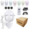 7 colors LED electric face and neck mask - acne treatment - light therapySkin