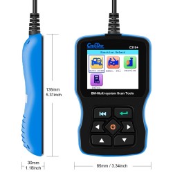 Scanner OBD2 para BMW Airbag / ABS / SRS - ferramenta de diagnóstico - C310+ Leitor de código de restauração de serviço de óleo