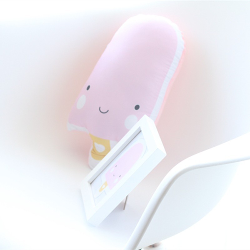 Ice cream shaped pillow - plush toyCushions