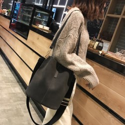 Vintage - ombro - saco crossbody - bolsa de couro de grande capacidade