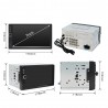 2 Din Bluetooth Android 9 car radio - WiFi - USB - GPS navigation - Mirrorlink - MP3 MP5Radio