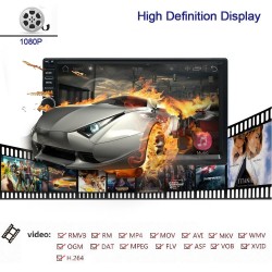 2 Din Bluetooth Android 9 car radio - WiFi - USB - GPS navigation - Mirrorlink - MP3 MP5Radio