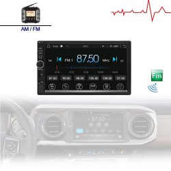2 Din Bluetooth Android 9 car radio - WiFi - USB - GPS navigation - Mirrorlink - MP3 MP5Radio