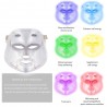7 colors LED electric face and neck mask - acne treatment - light therapySkin