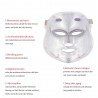 7 colors LED electric face and neck mask - acne treatment - light therapySkin