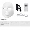 7 colors LED electric face and neck mask - acne treatment - light therapySkin
