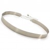 Fashionable metallic belt with a chainBelts