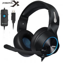 Xiberia Nubwo N11 auscultadores PC - USB - fone de ouvido com microfone & Led