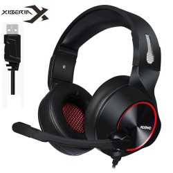 Xiberia Nubwo N11 auscultadores PC - USB - fone de ouvido com microfone & Led