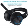 Xiberia Nubwo N11 auscultadores PC - USB - fone de ouvido com microfone & Led