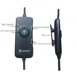 Xiberia Nubwo N11 auscultadores PC - USB - fone de ouvido com microfone & Led