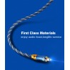 Toslink - OD6.0 - SPDIF - cabo de áudio de fibra óptica digital - trançado - 1m - 1.5m - 2m - 3m - 5m - 8m - 10m - 15m