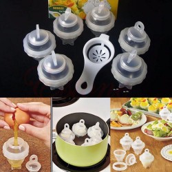 Separador - ovo fogão - steamer - ferramenta de silicone 7 peças