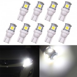 T10 5SMD 5050 W5W Xenon carro lâmpada LED 10 peças