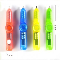 Brinquedo giratório rotativo - caneta luminosa LED - anti-stress - cinética
