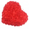 Travesseiro em forma de coração com rosas