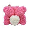 Two bears made from infinity roses - 25-35cm - rose bearValentine's day