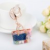 Crystal bag - gold keychainHobbies & Collections