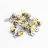 Crystal beads with lobster clasp - keychain - 20 piecesHobbies & Collections