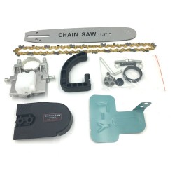 Suporte ajustável de motosserra elétrica de 11,5 polegadas - motosserra universal M10/M14/M16 - conjunto