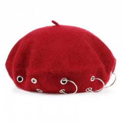 beret do século XVII - tampa com anéis de prata