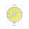 round cob led light - double ring cold white led lamp - cob chip bulb for diy work house decor lightsLED chips