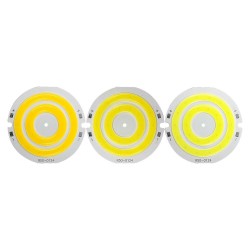 redondo berço levou luz - anel duplo branco levou lâmpada - lâmpada de chip de cob para diy casa de trabalho decoração luzes