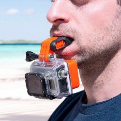Mount bit câmera boca - para GoPro - Xiaomi 4K - SJCAM - acessórios de surf e mergulho