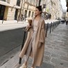 casacos de inverno elegantes de inverno - casaco de malha de lã extra macio de alta qualidade para mulheres