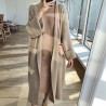 casacos de inverno elegantes de inverno - casaco de malha de lã extra macio de alta qualidade para mulheres