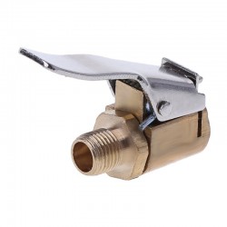 8mm - válvula do inflador do pneu do carro - braçadeira do mandril do ar - conector - adaptador - bronze