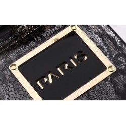 Frasco de perfume em forma de saco de ombro pequeno com cadeia