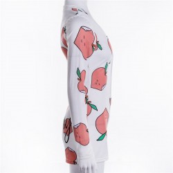 Sexy macacão profundo v-neck - manga longa impresso macacão com botões