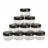 caixa de frasco de cosméticos 10pcs - maquiagem creme nail art armazenamento de talão cosmético - pote garrafa redonda