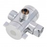1/2 '' 3-way t-adapter válvula de desvio ajustável chuveiro cabeça - braço montado diverter válvula banheiro hardware acessório