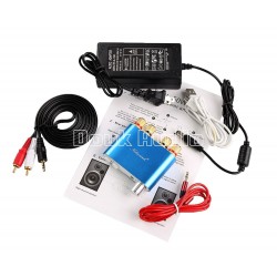 mini bluetooth 5.0 50w * 2 amplificador digital estéreo - receptor de áudio do amplificador de áudio do carro doméstico