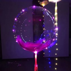 LED balloon luminous transparen air balloon - string light round bubble clear balloonBalloons