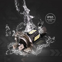 2pcs lâmpada LED super brilhante carro luzes de névoa - 12v 24v 6000k carro branco condução 21 3030-SMD rodando luz auto led h7