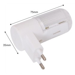 lâmpada de parede de luz de emergência - iluminação doméstica - luz de noite LED - UE plug candeeiro de cabeceira parede montado