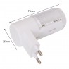 lâmpada de parede de luz de emergência - iluminação doméstica - luz de noite LED - UE plug candeeiro de cabeceira parede montado