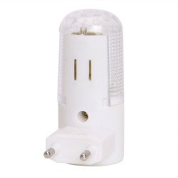 lâmpada de parede de luz de emergência - iluminação doméstica - luz de noite LED - UE plug candeeiro de cabeceira parede montado