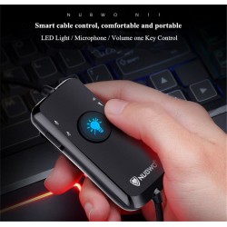 Xiberia Nubwo N11 auscultadores PC - USB - fone de ouvido com microfone & Led